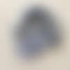 Paillette argent rayures "soleil"  5 mm qualité française 
