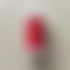 Bobine de soie ovale 925 rouge écarlate