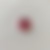 Joli petit bouton "coccinelle " rouge  taille:  15 mm 