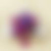 Paillette étoile violet rainbow irisé  20  mm en vrac 