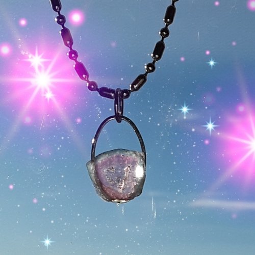 Pendentif tourmaline melon d’eau