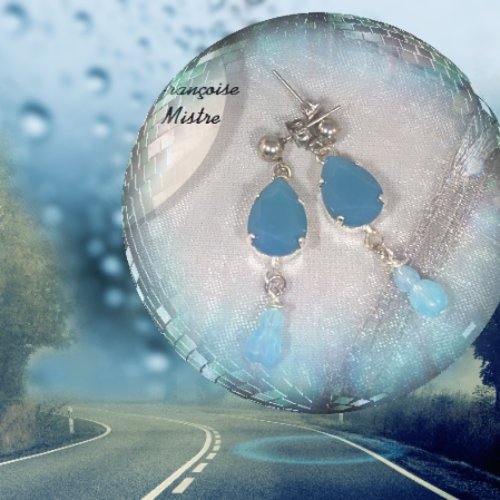Boucles d’oreilles cristal