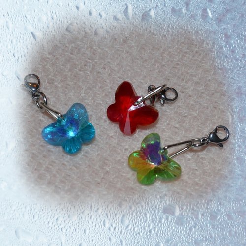 Pendentif charm à bracelet ou collier cristal