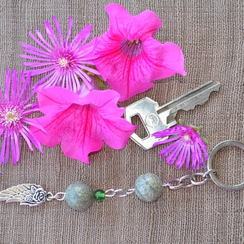 Porte-clés et bijoux de sac pierre naturelle