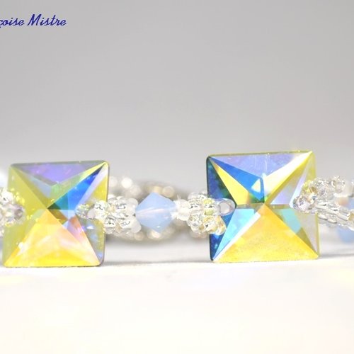 Ce bracelet cristal (swa.... autriche) milles reflets