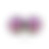 Boucles d'oreilles puces * arbre magique violet * cabochon verre acier inoxydable verre 