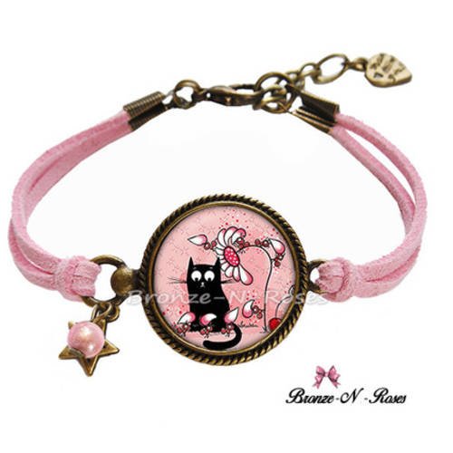 Porte-clés Cabochon Chats Yin & Yang Noir Et Blanc - Bijou De Sac En Acier Argenté - Neuf Avec étiquettes