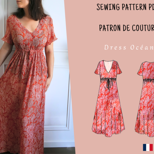 Patron couture Robe de soirée Femme Redy - patron couture pdf