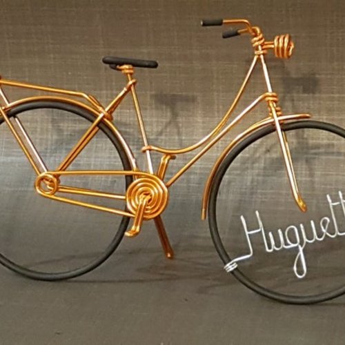 Vélo hollandais miniature fait main