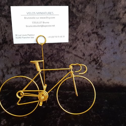 Modèle de Vélo Rétro Classique Fait Main Fer Bicyclette Miniature 
