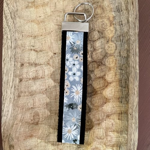 Porte clés dragonne 100% coton imprimé