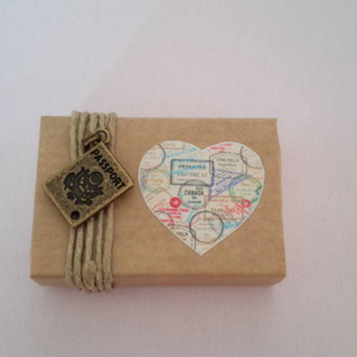 Boite Cadeau Invite Mariage Theme Voyage Un Grand Marche
