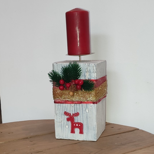 Bougeoir décoratif de noël