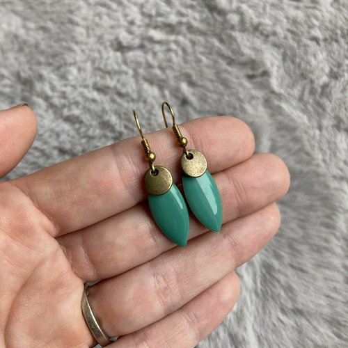 Boucles d'oreilles - summer touch - turquoise