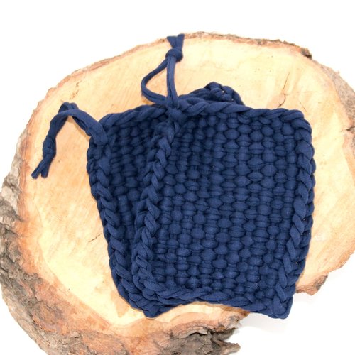 Réservé à emilie b. - lot 8 éponges tawashi