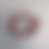 Bracelet élastique en perles, coloris rouge et gris. taille 17cm
