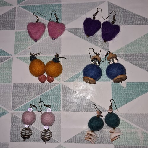 Boucles d'oreilles bijou