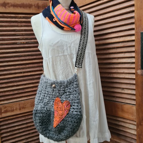 Sac en laine feutrée