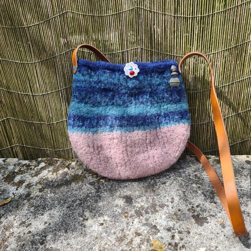 Sac en laine feutrée