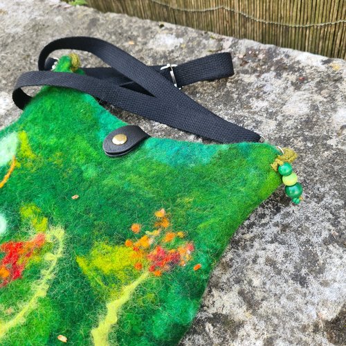 Sac en laine feutrée