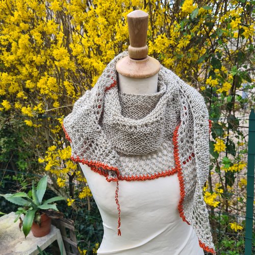 Echarpe châle fantaisie