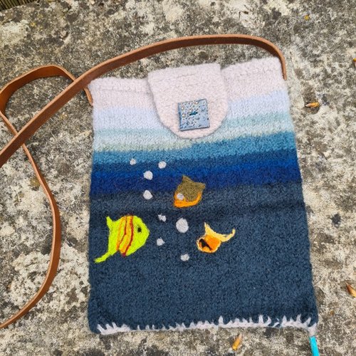 Sac en laine feutrée