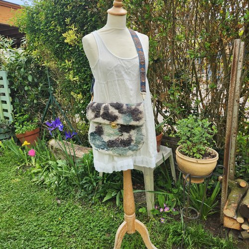 Sac en laine feutrée