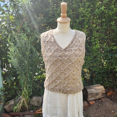 Gilet pure laine