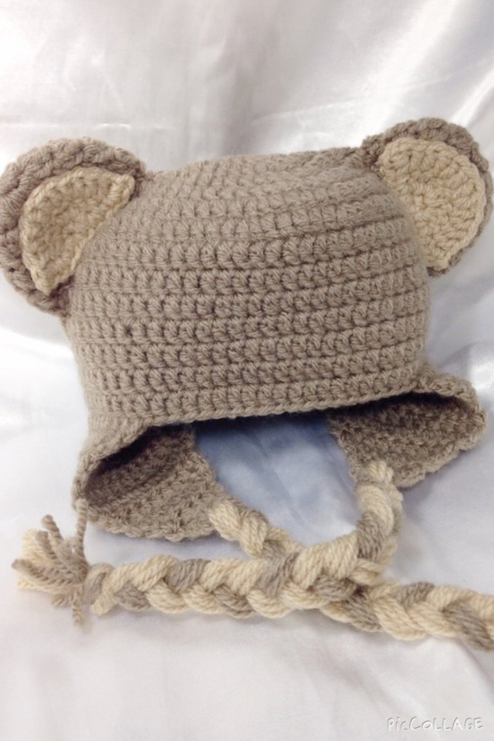 Bonnet Peruvien Oreilles D Ours Bebe Crochete Un Grand Marche
