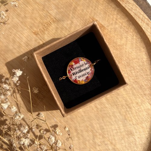 Bracelet message résiliente