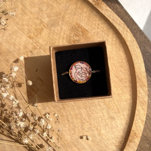 Bracelet illustration mère enfant