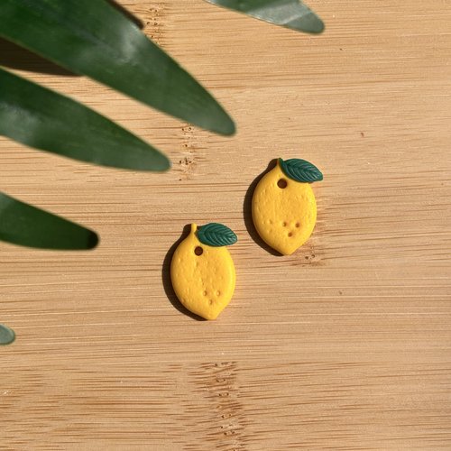 Pampilles citrons pour créoles « fines »