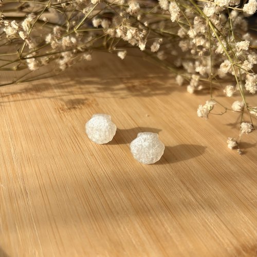 Puces coquillages pailletées