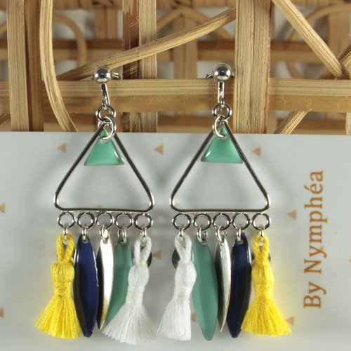 Boucles d'oreilles graphiques adélia