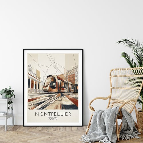 Montpellier • le tramway édition numérotée et signée