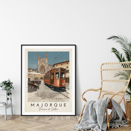 Majorque • tramvia de sóller  édition numérotée et signée