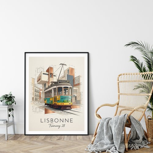 Lisbonne • tramway 28 édition numérotée et signée