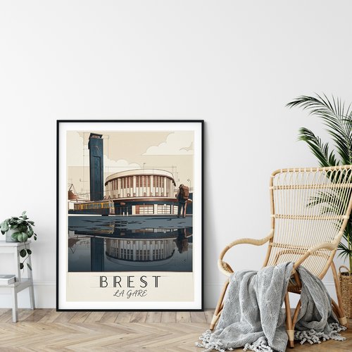 Brest • la gare édition numérotée et signée