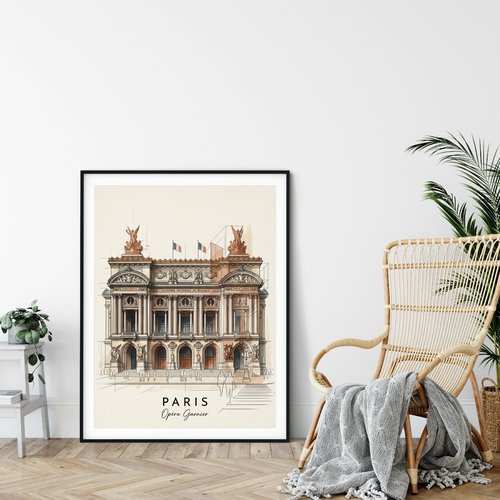 Paris • opéra garnier édition numérotée et signée