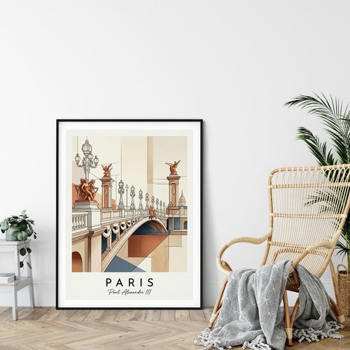 Paris • pont alexandre iii édition numérotée et signée