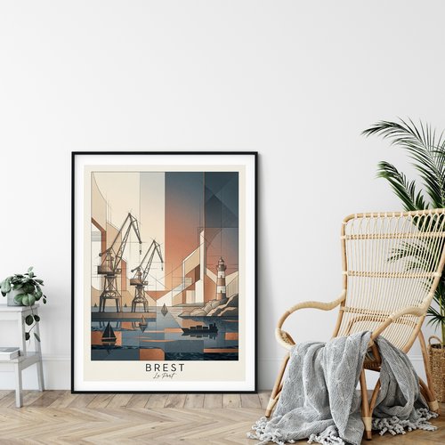 Brest — le port  – paris édition numérotée et signée