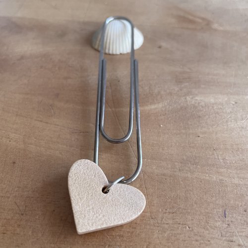Trombone papeterie breloque coeur