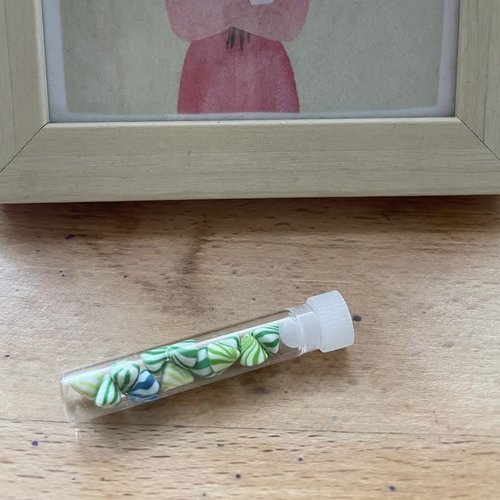 Fiole décoration miniatures en pâte polymère