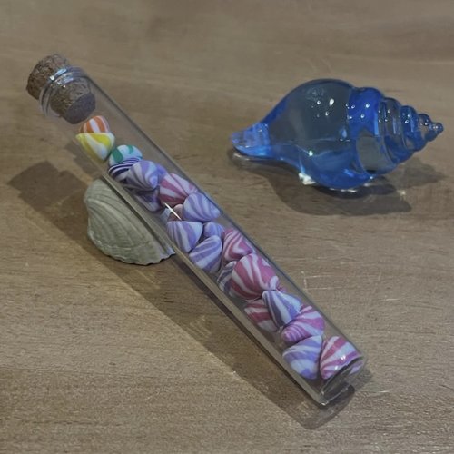 Fiole décoration miniatures en pâte polymère