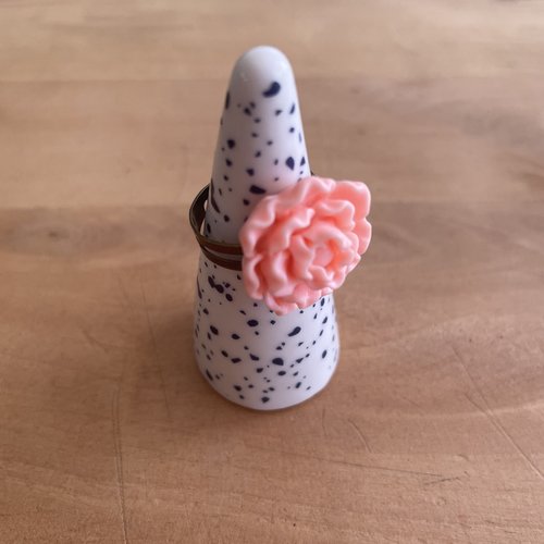 Bague réglable fleur