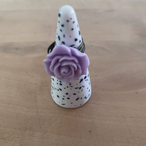 Bague réglable fleur