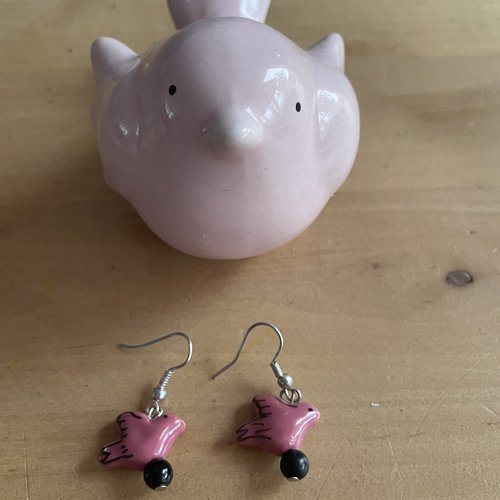 Boucles d’oreilles oiseaux