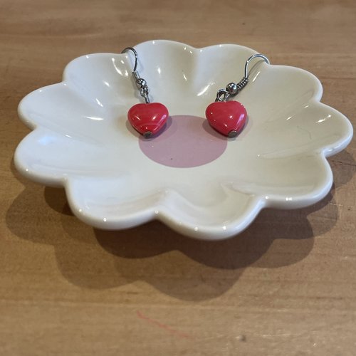 Boucles d’oreilles coeurs