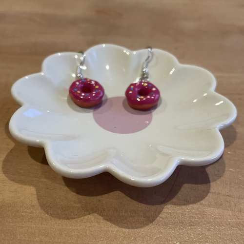 Boucles d’oreilles donuts