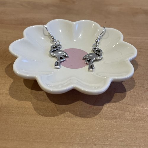 Boucles d’oreilles flamants roses